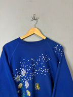 Sweatshirt Vintage Streetwear Plants & butterfly