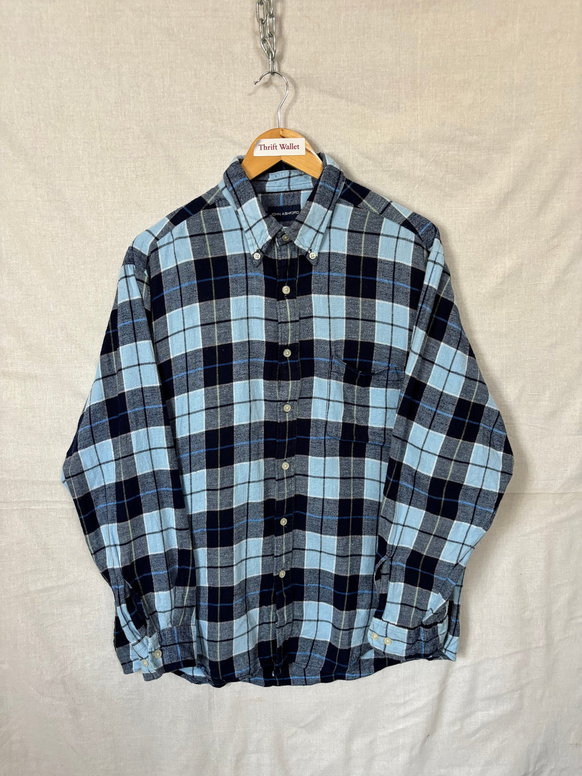 Flannel Shirt Vintage Streetwear John Ashford