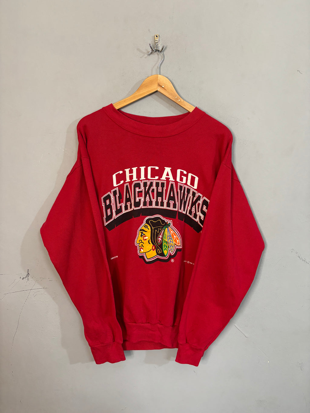 Sweatshirts Vintage Streetwear Chicago Blackhawks