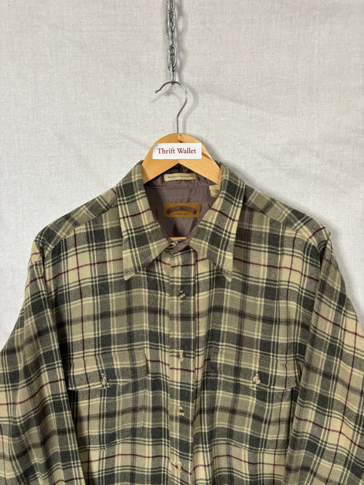 Flannel Shirt Vintage Streetwear Field s Stream