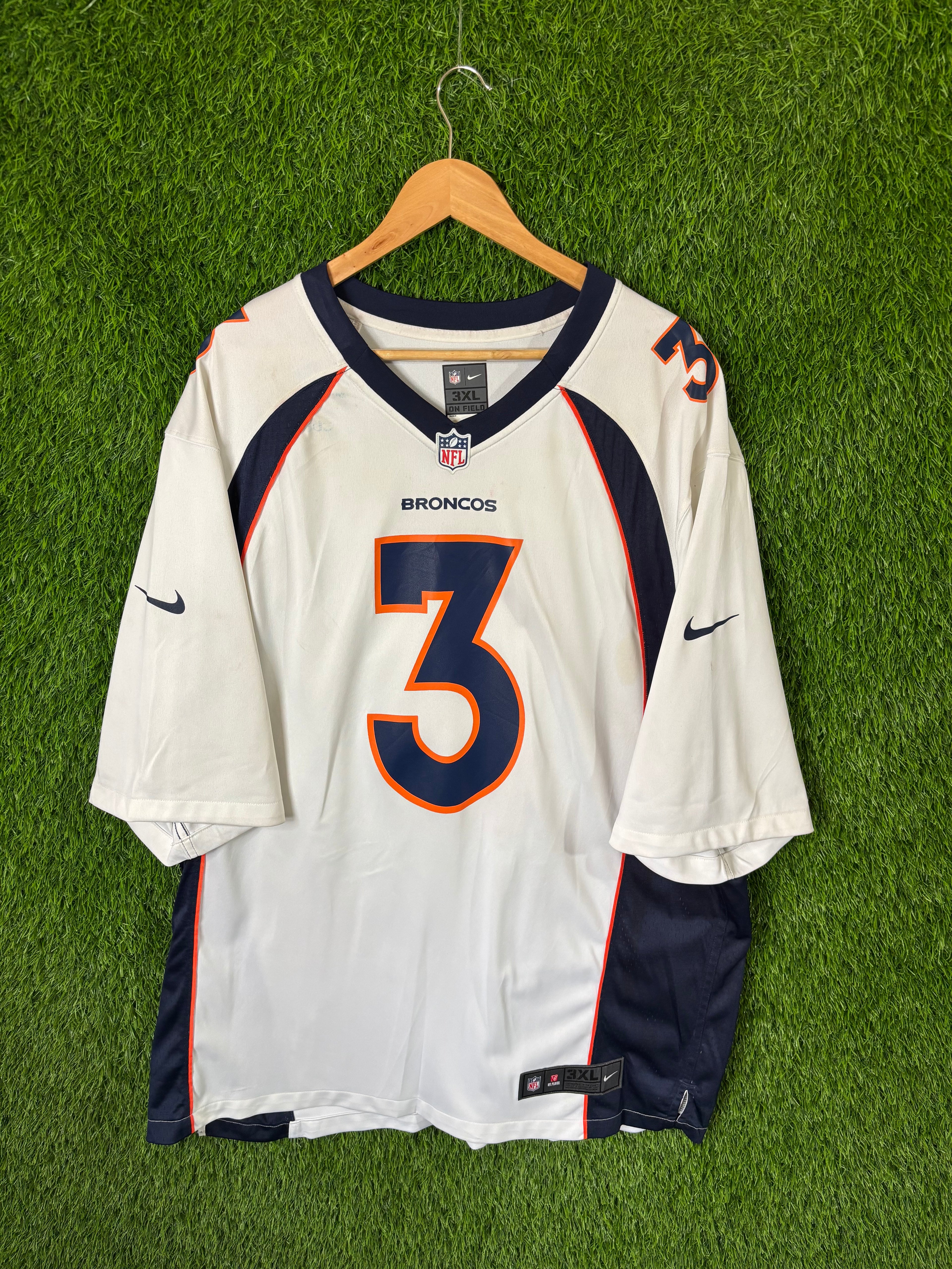 Half Sleeve Jerseys Vintage Streetwear Wilson broncos 3