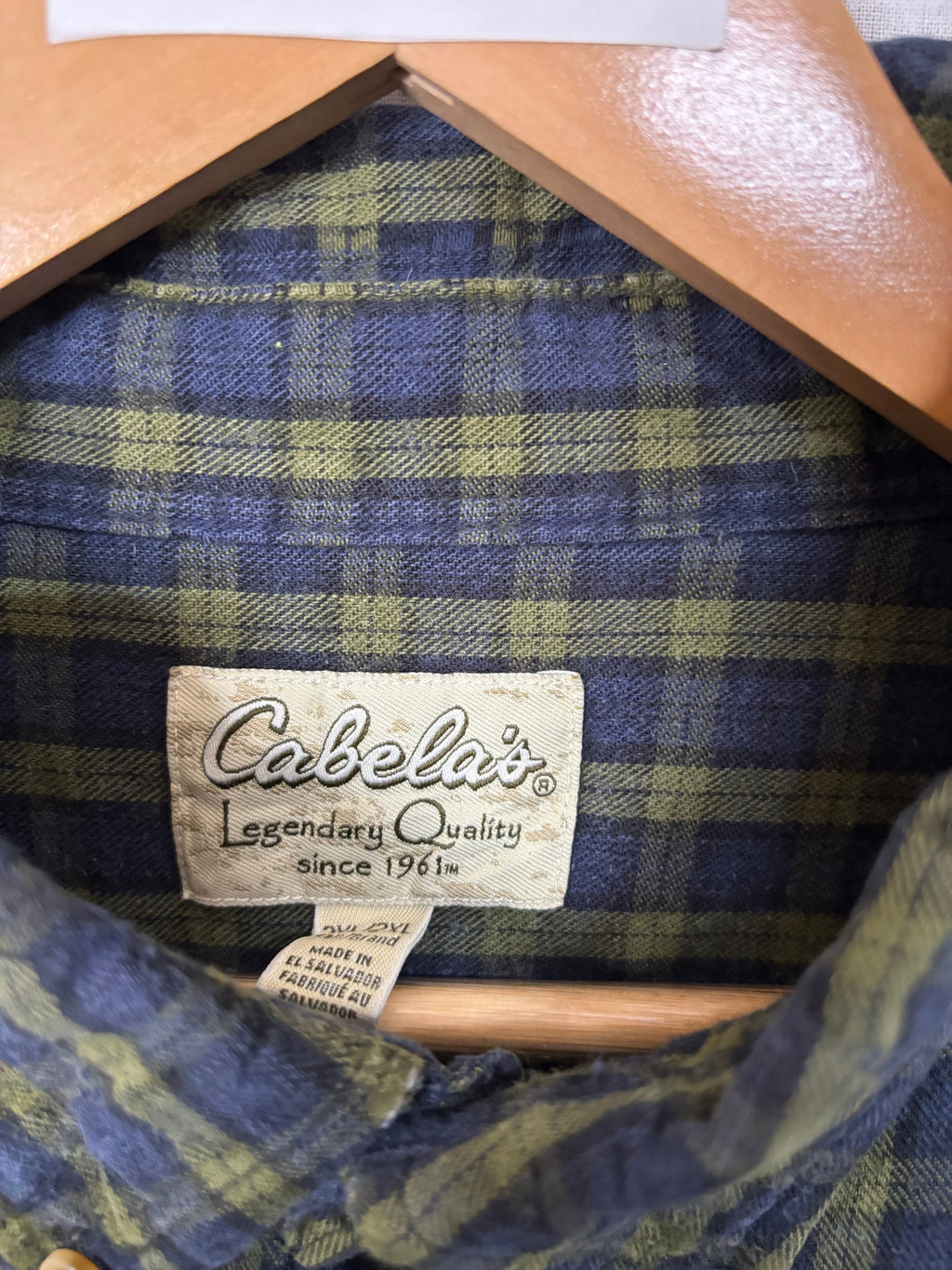 Flannel Shirt Vintage Streetwear Cabela’s