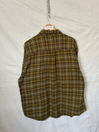 Flannel Shirt Vintage Streetwear Wool rice