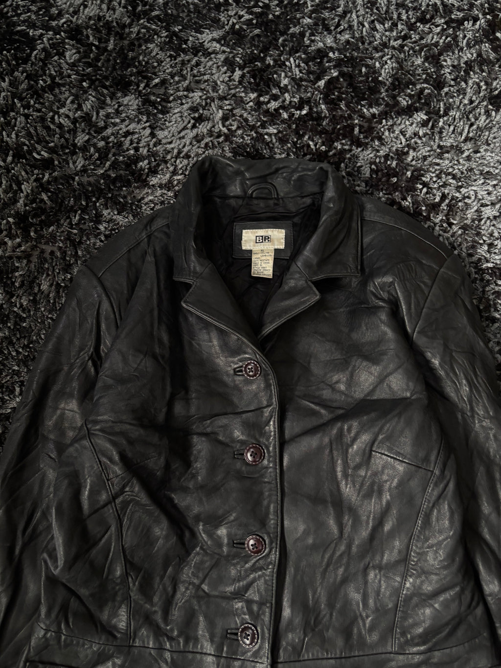 Leather Jackets Oversized Vintage B P