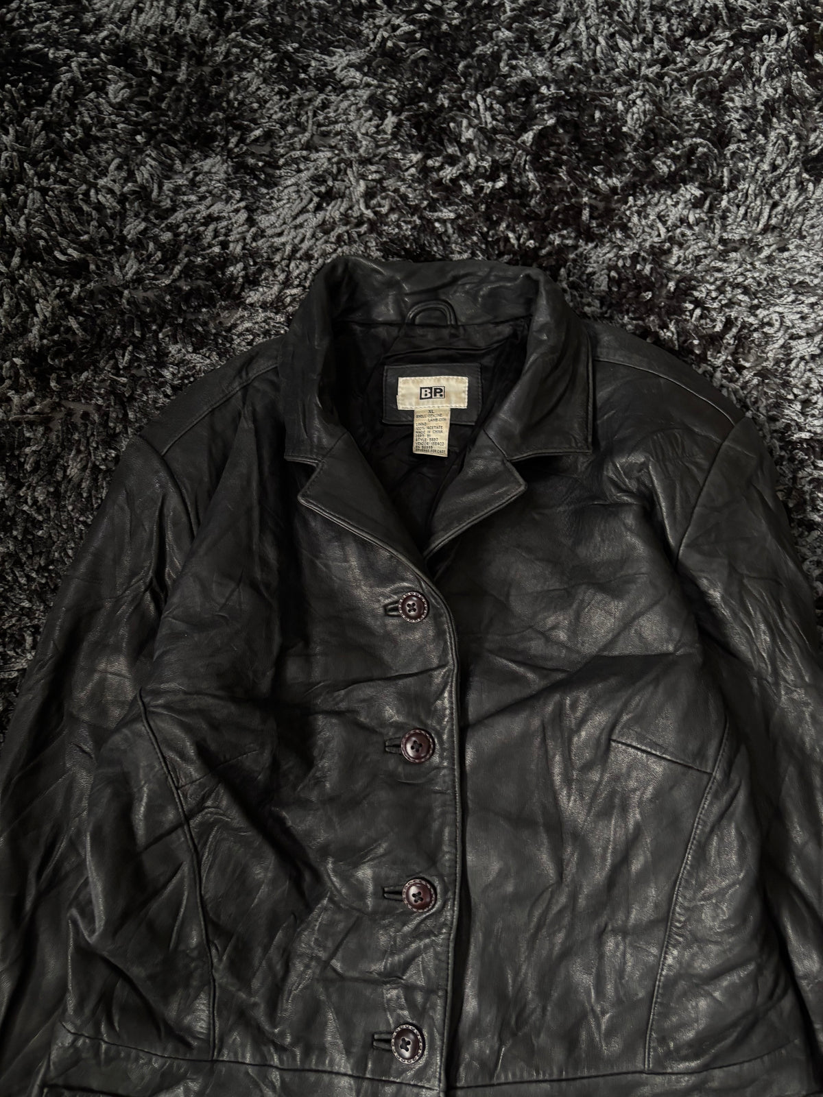Leather Jackets Oversized Vintage B P