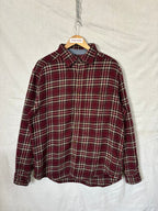 Flannel Shirt Vintage Streetwear Wool rice