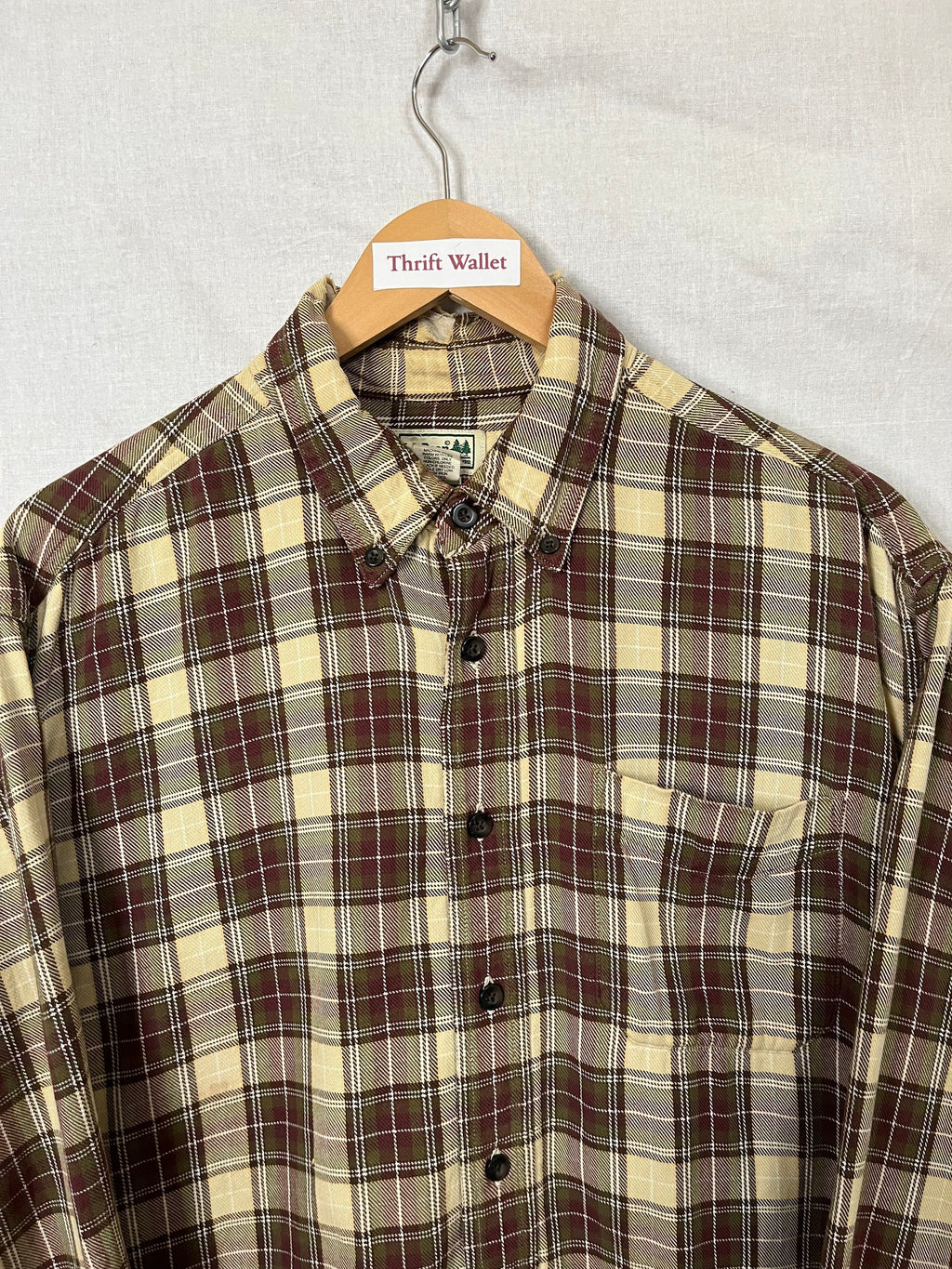 Flannel Shirt Vintage Streetwear LLBean