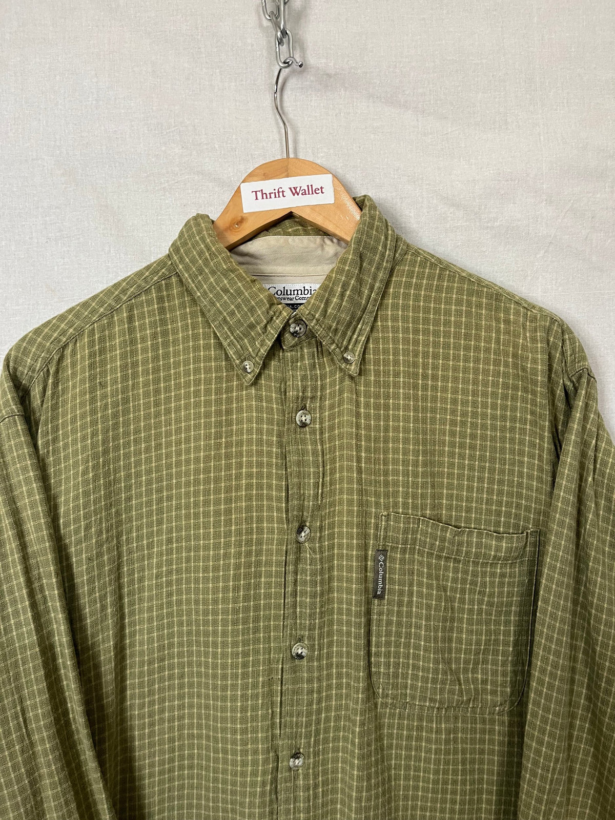 Flannel Shirt Vintage Streetwear Columbia
