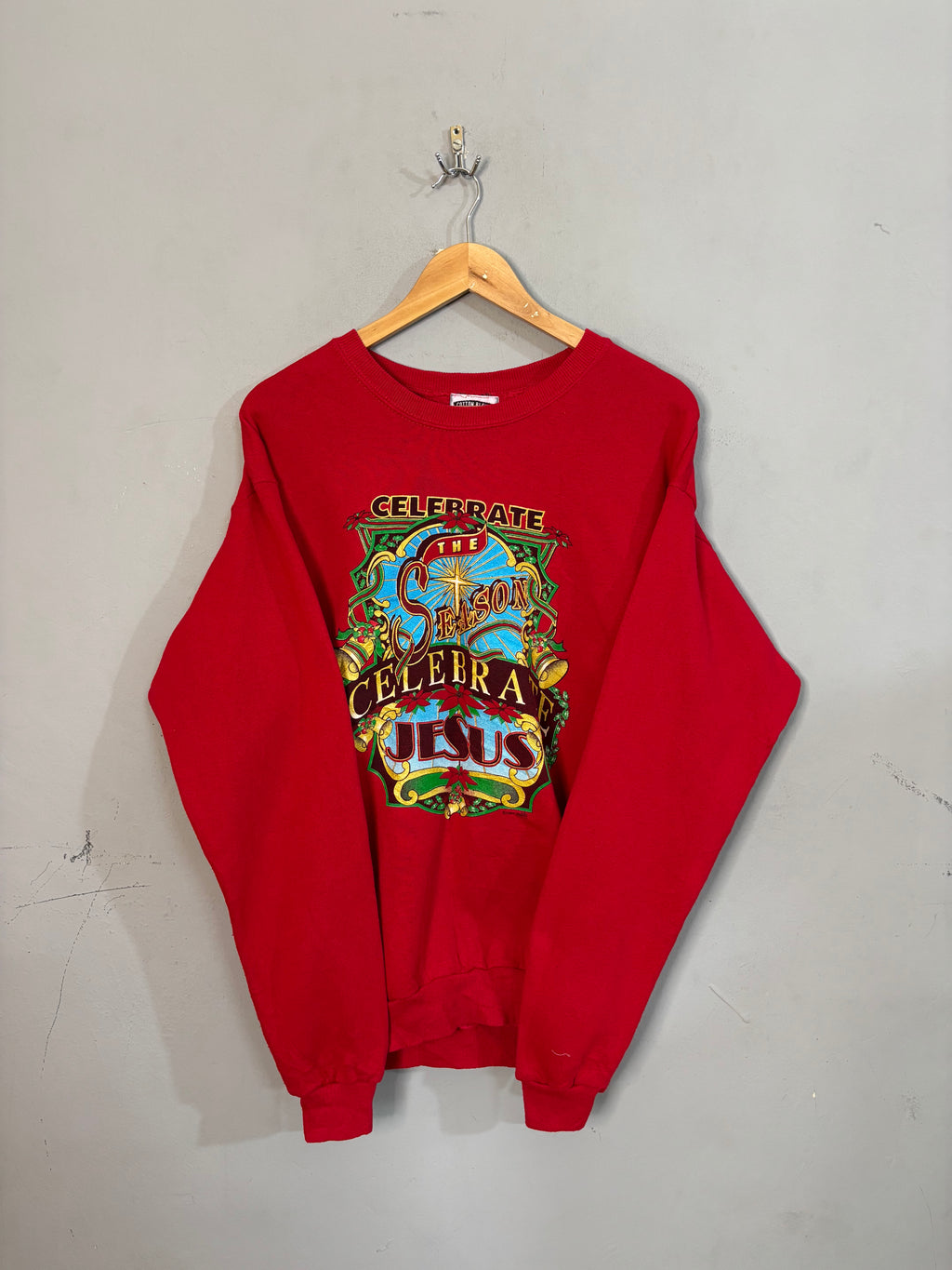 Sweatshirts Vintage Streetwear Lee Season Celebrate Jesus