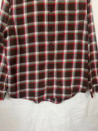 Flannel Shirt Vintage Streetwear Lands end