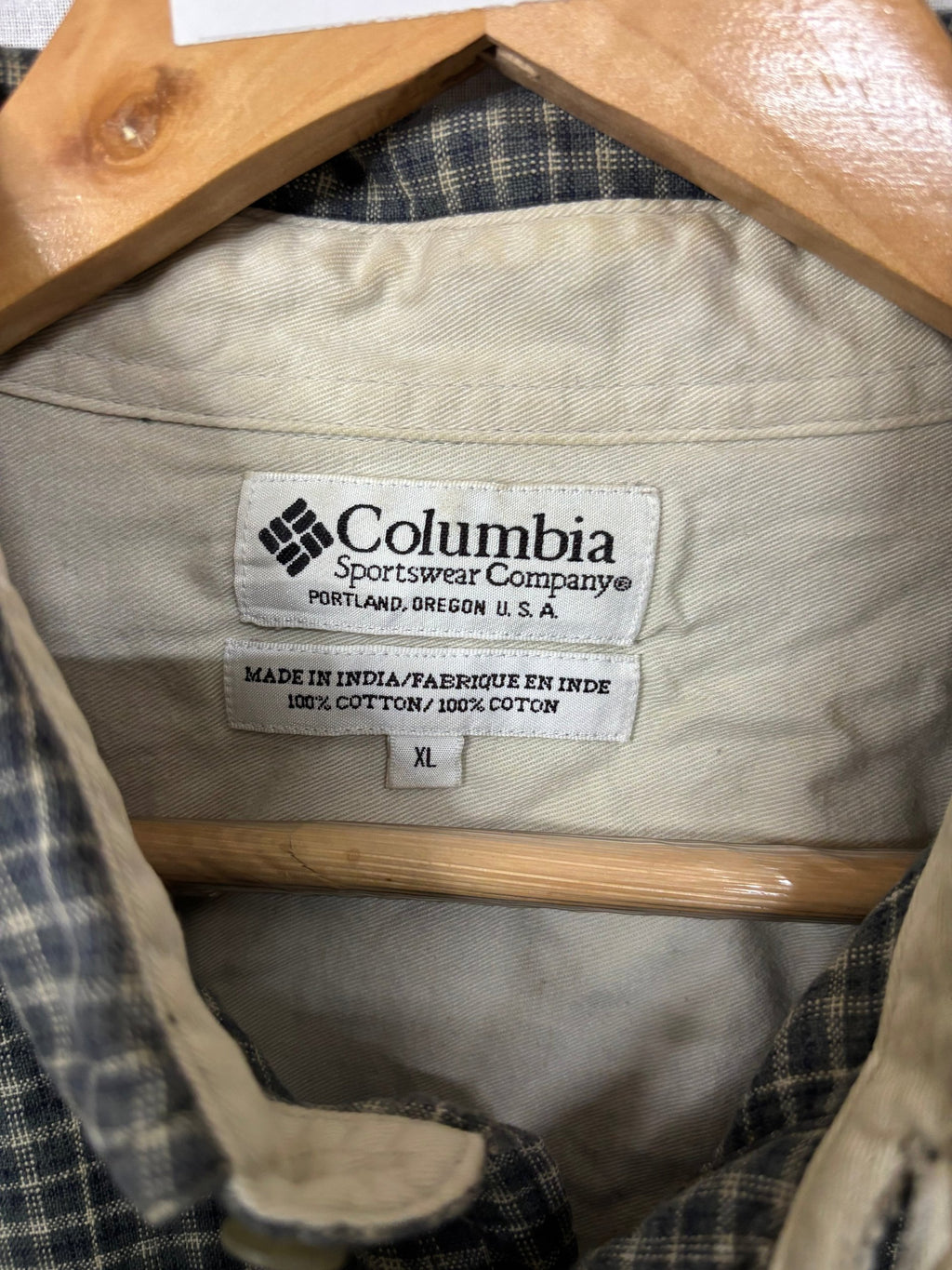 Flannel Shirt Vintage Streetwear Columbia