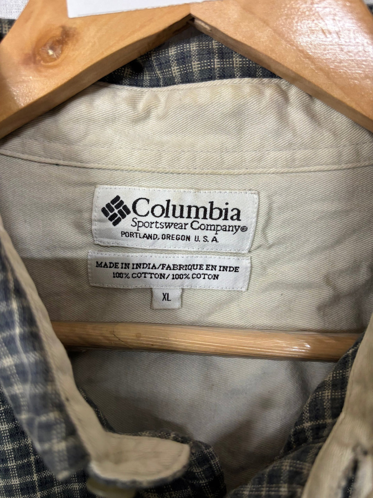 Flannel Shirt Vintage Streetwear Columbia