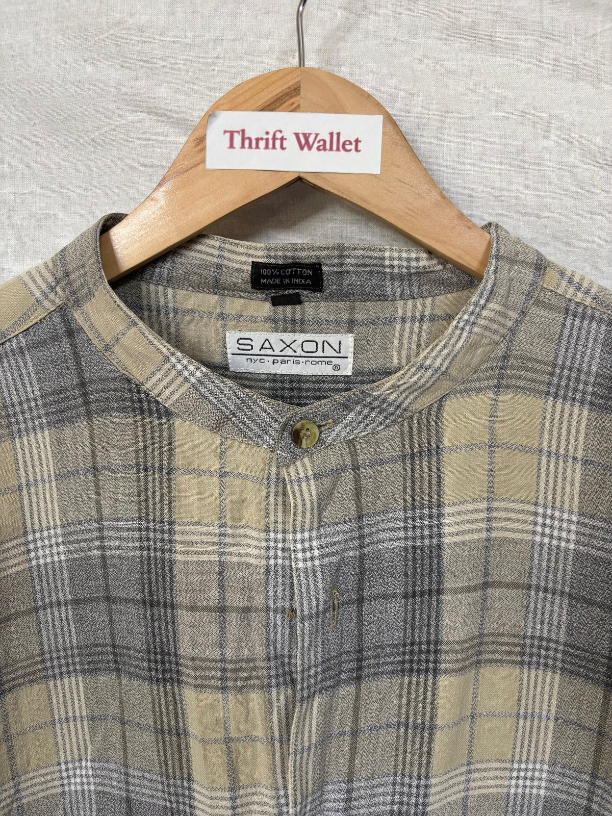 Flannel Shirt Vintage Streetwear Saxon