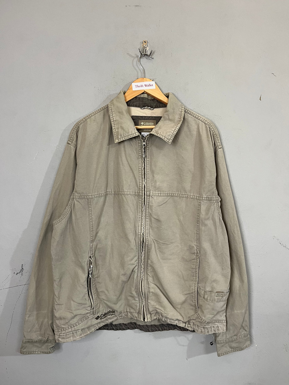 Jacket Vintage Streetwear Oversized Columbia
