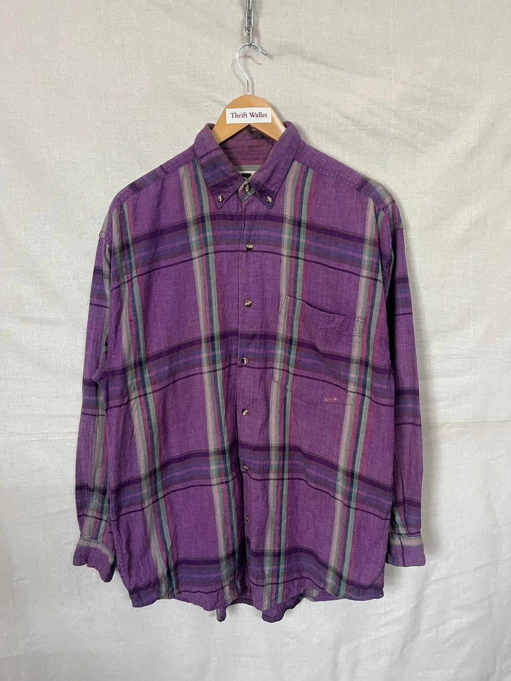 Flannel Shirt Vintage Streetwear AD HOC