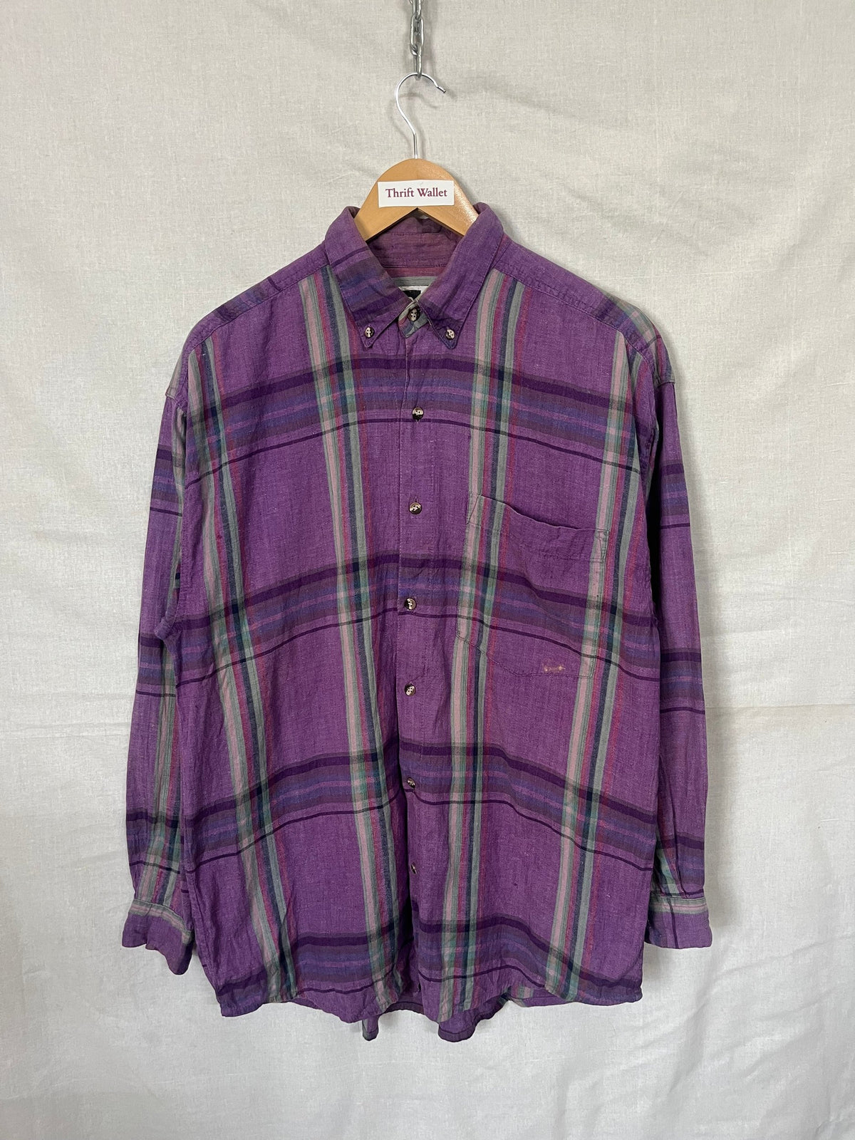 Flannel Shirt Vintage Streetwear AD HOC
