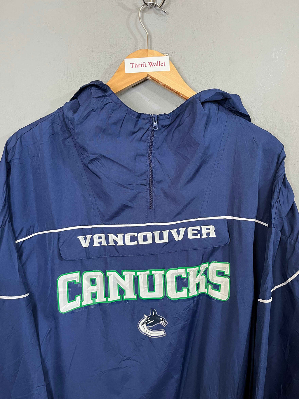 Windbreakers Vintage Streetwear Oversized Canucks