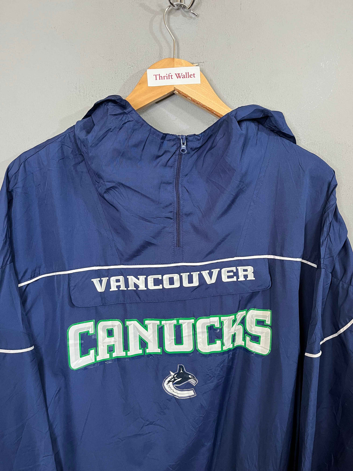 Windbreakers Vintage Streetwear Oversized Canucks