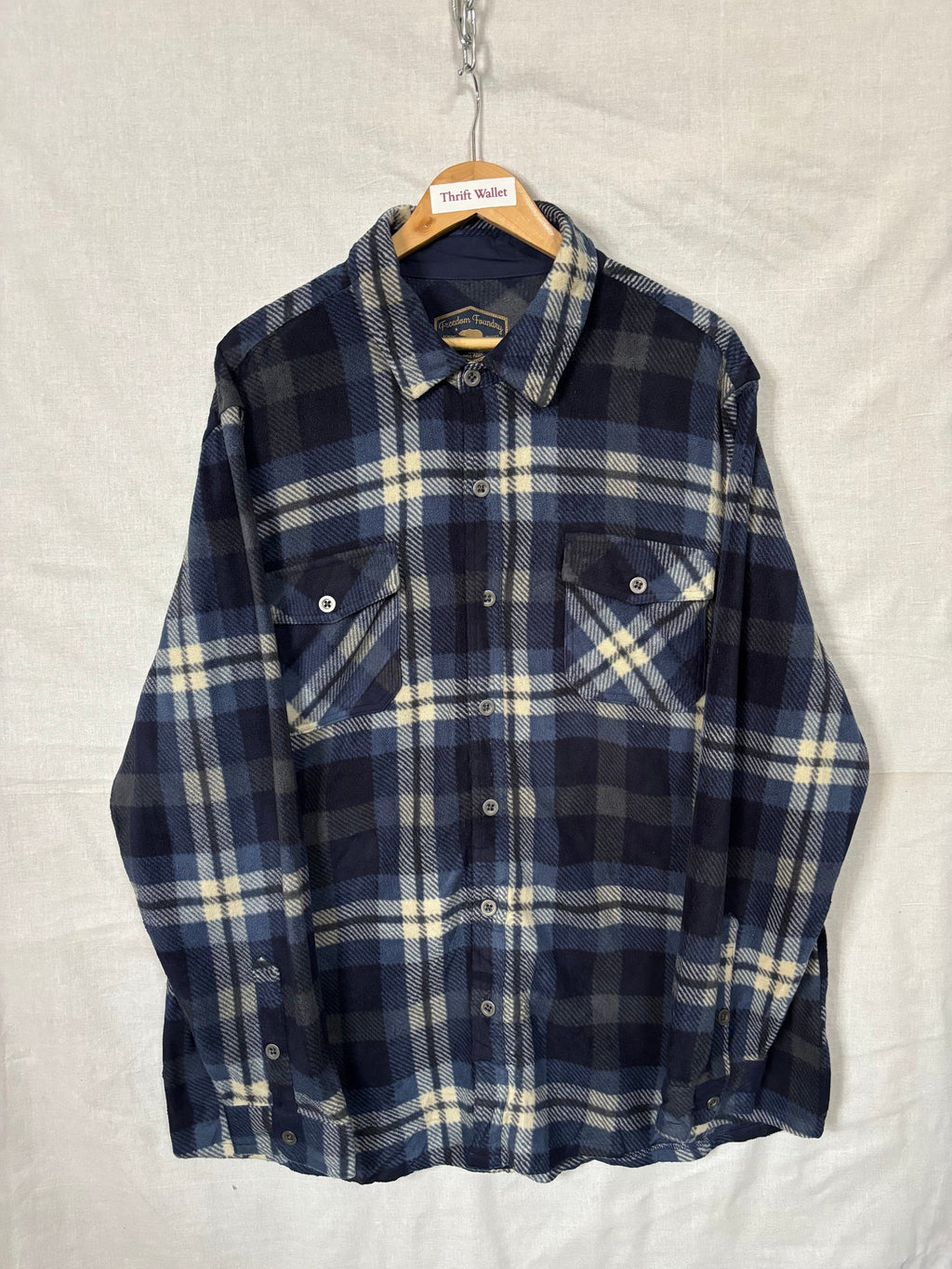 Flannel Shirt Vintage Streetwear Freedom Foundny