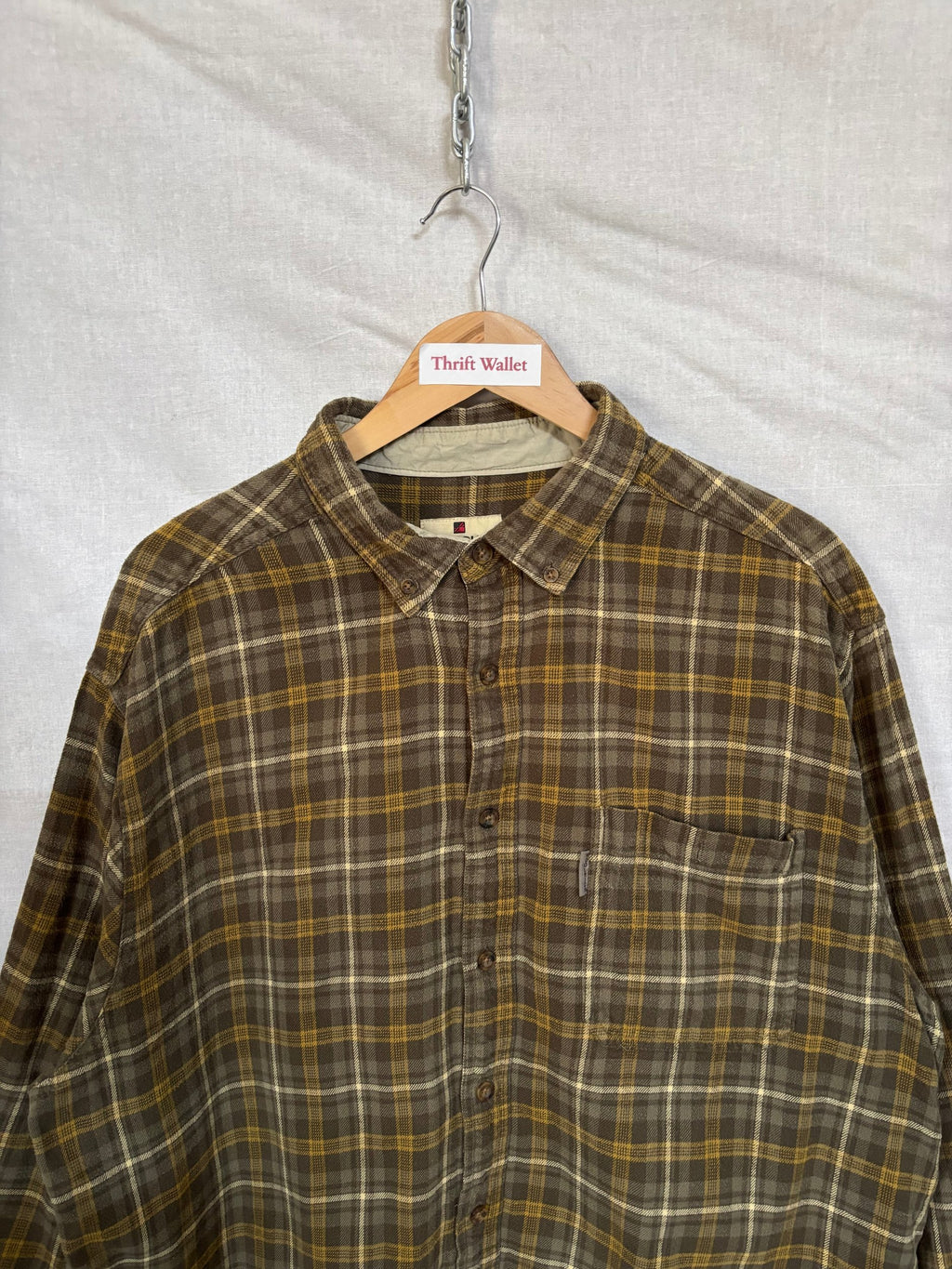 Flannel Shirt Vintage Streetwear Wool rice
