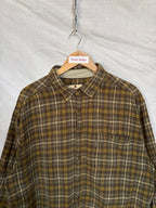 Flannel Shirt Vintage Streetwear Wool rice