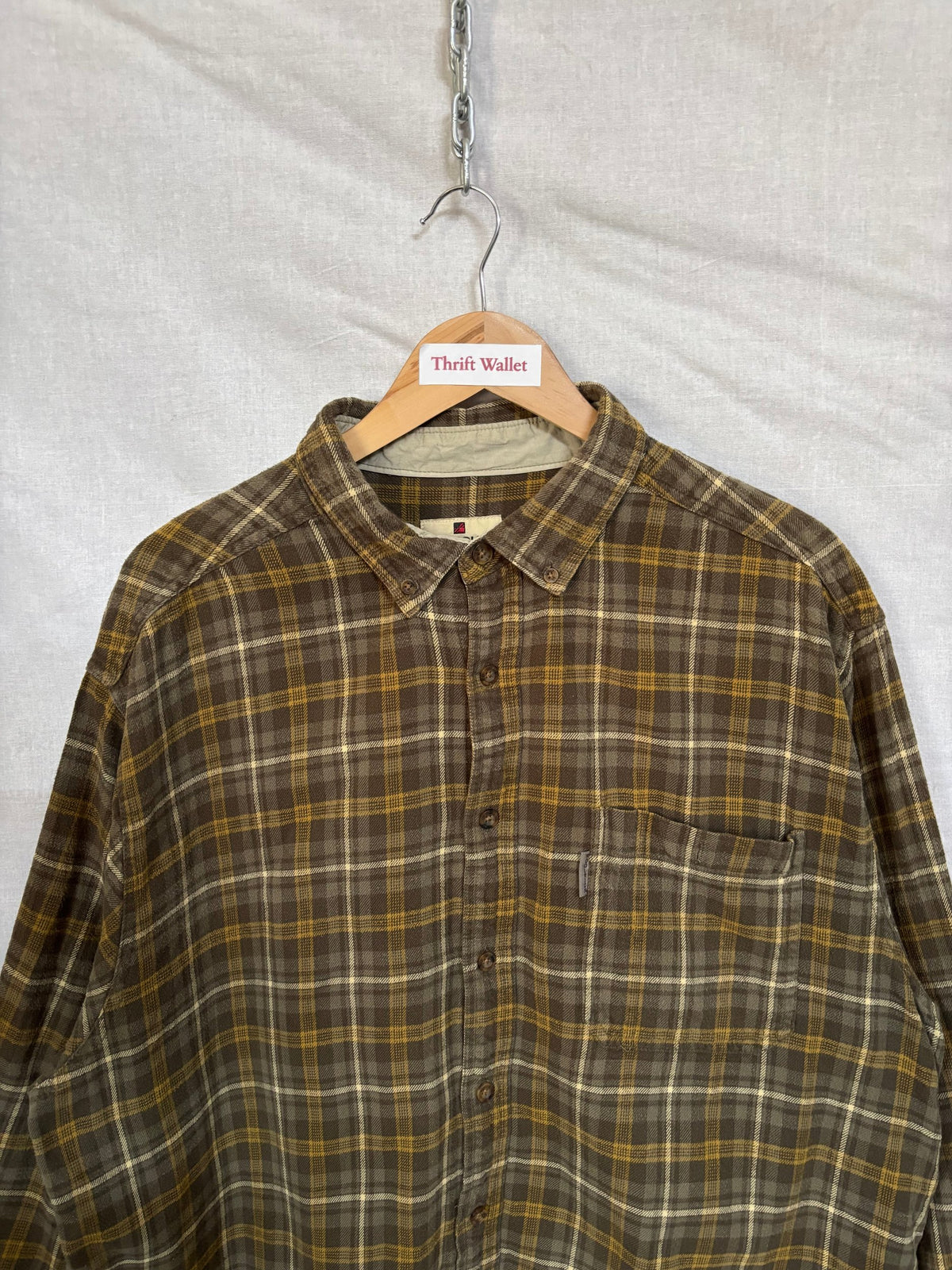 Flannel Shirt Vintage Streetwear Wool rice
