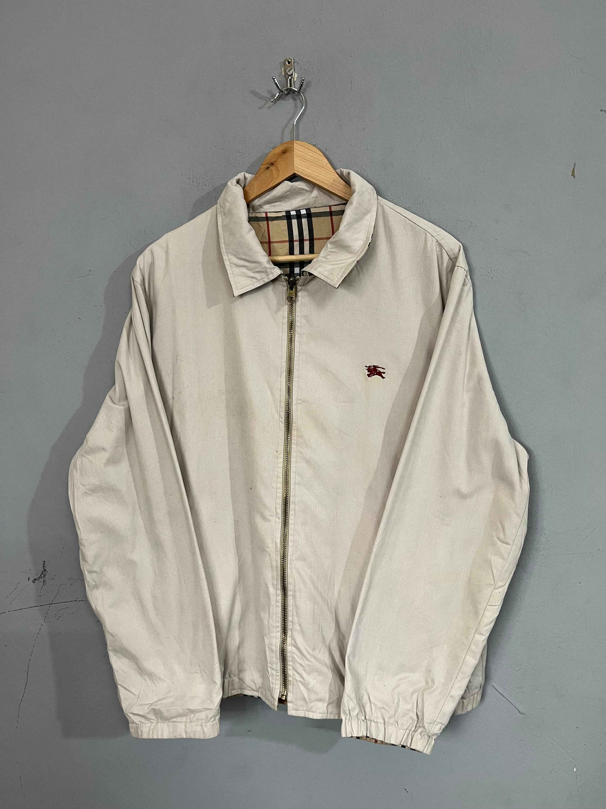 Jacket Vintage Streetwear Oversized Burberry