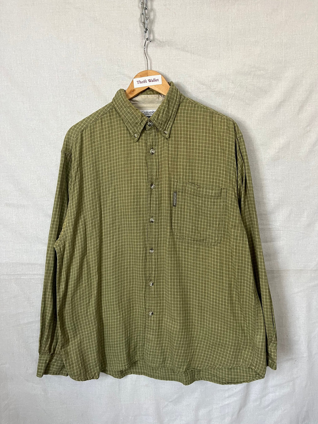 Flannel Shirt Vintage Streetwear Columbia