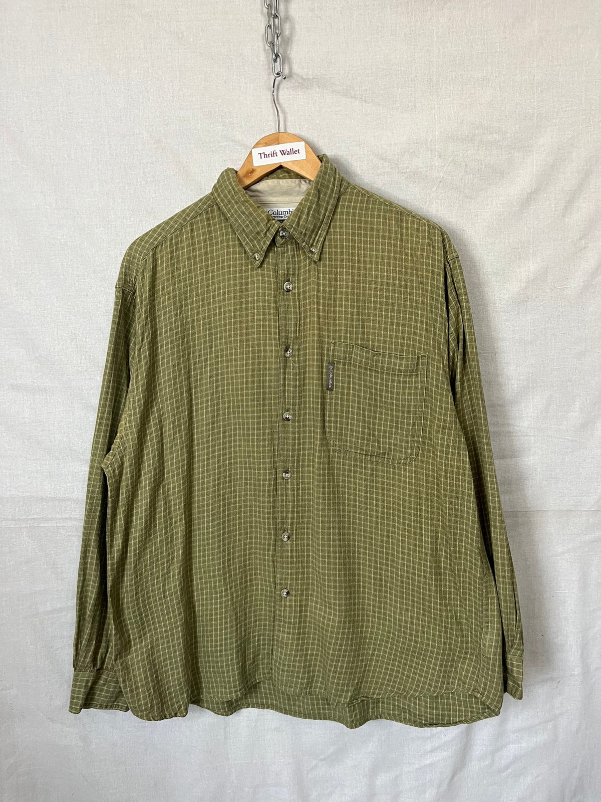 Flannel Shirt Vintage Streetwear Columbia