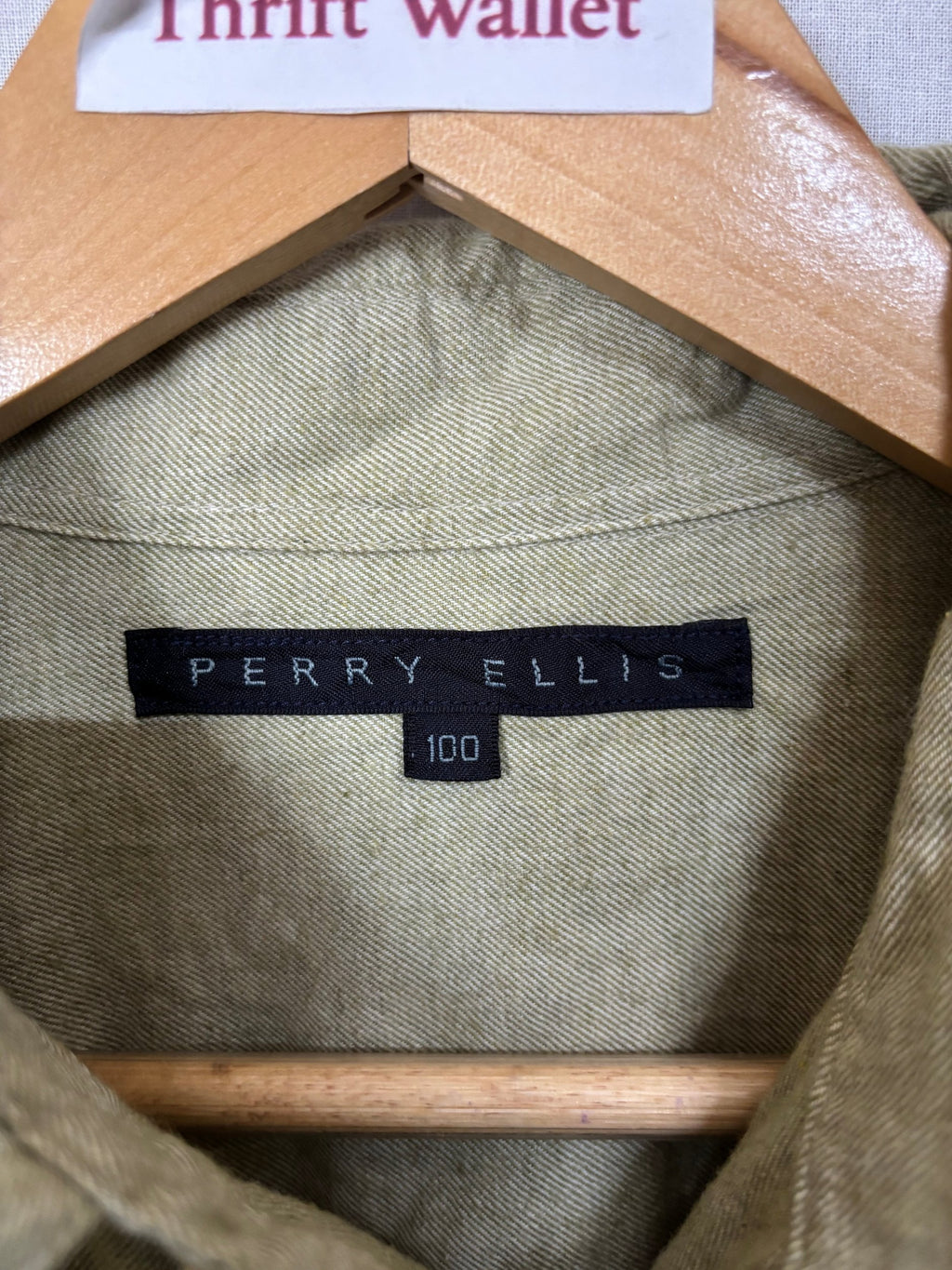 Flannel Shirt Vintage Streetwear Perry Ellis