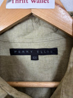Flannel Shirt Vintage Streetwear Perry Ellis