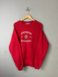 Sweatshirt Vintage Streetwear Oversized Wisconsin Badgers