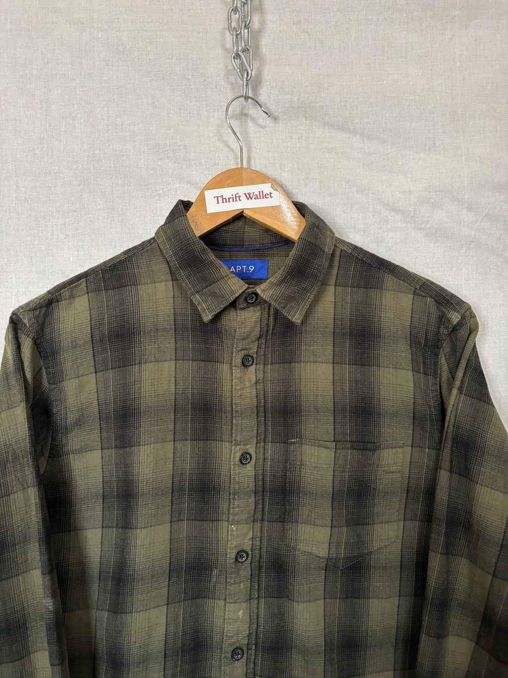 Flannel Shirt Vintage Streetwear Apt 9