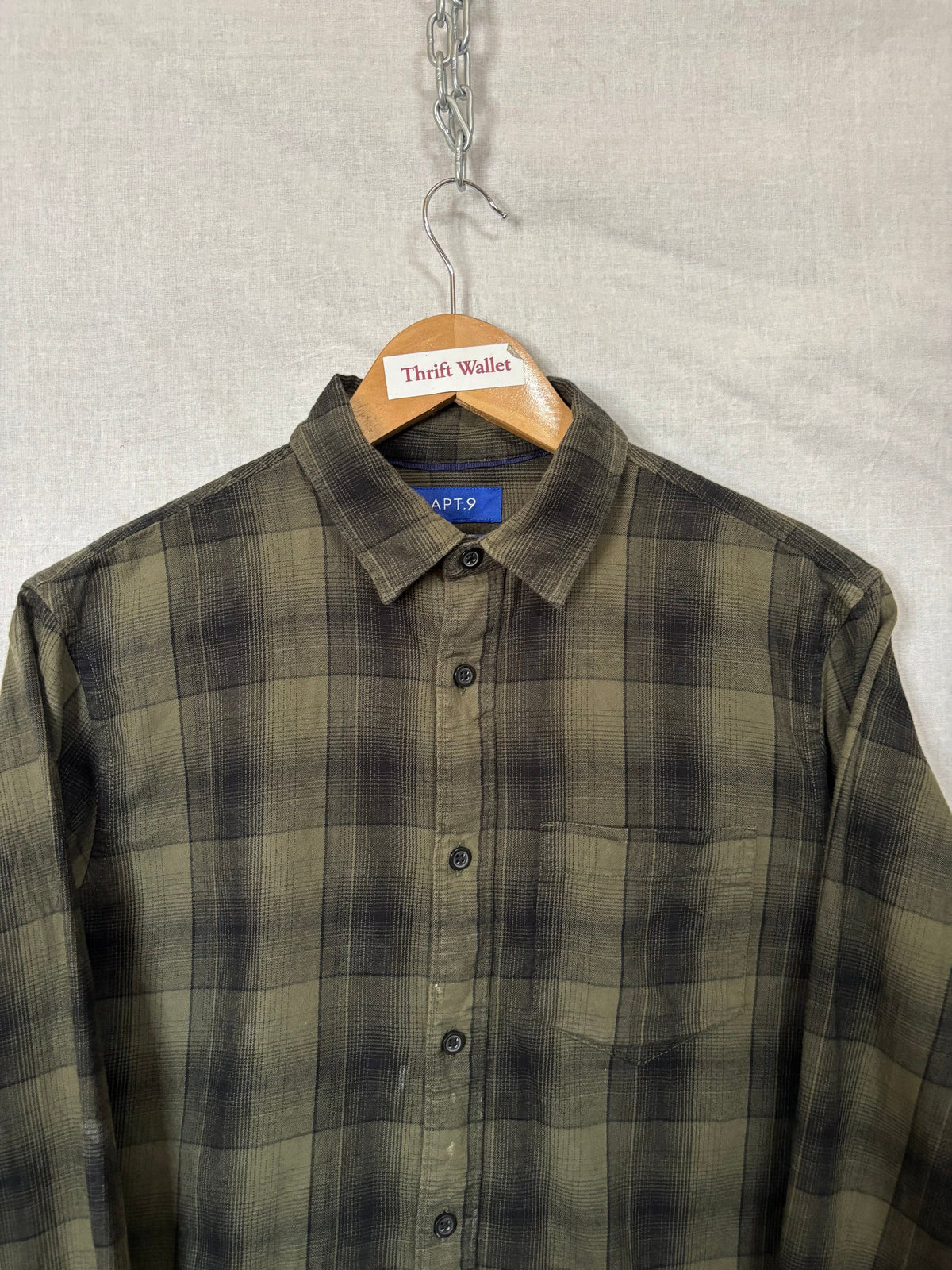 Flannel Shirt Vintage Streetwear Apt 9