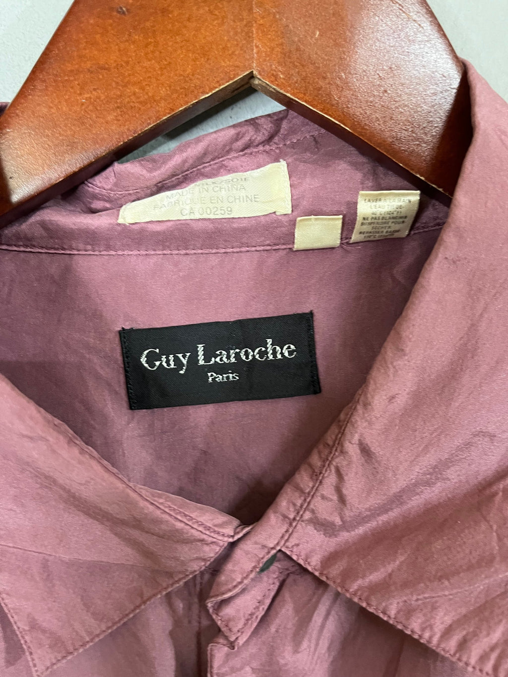 Full Sleeve Shirts Retro Oversized Guy laroche