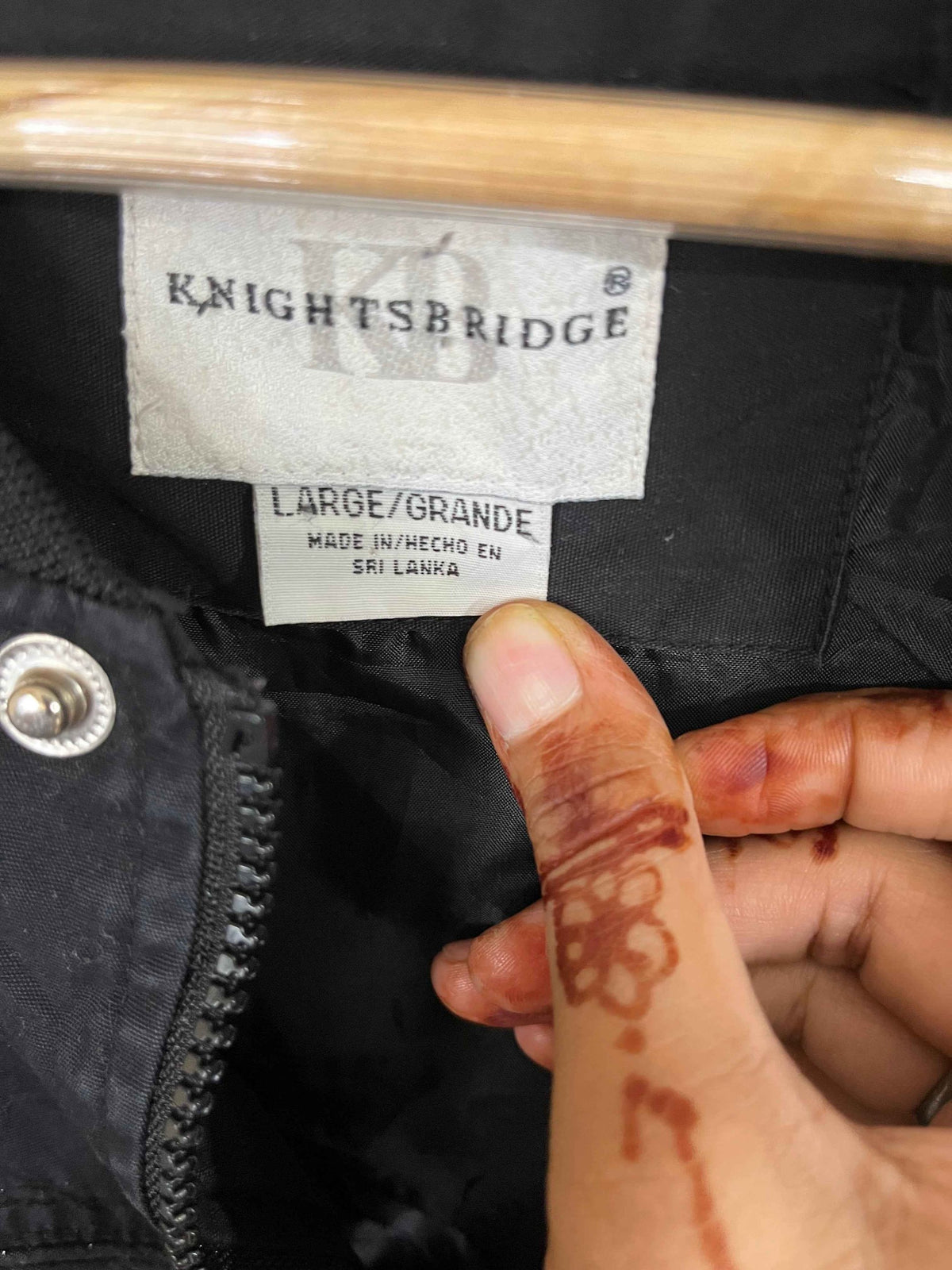 Jacket Vintage Streetwear Oversized Knights Bridge