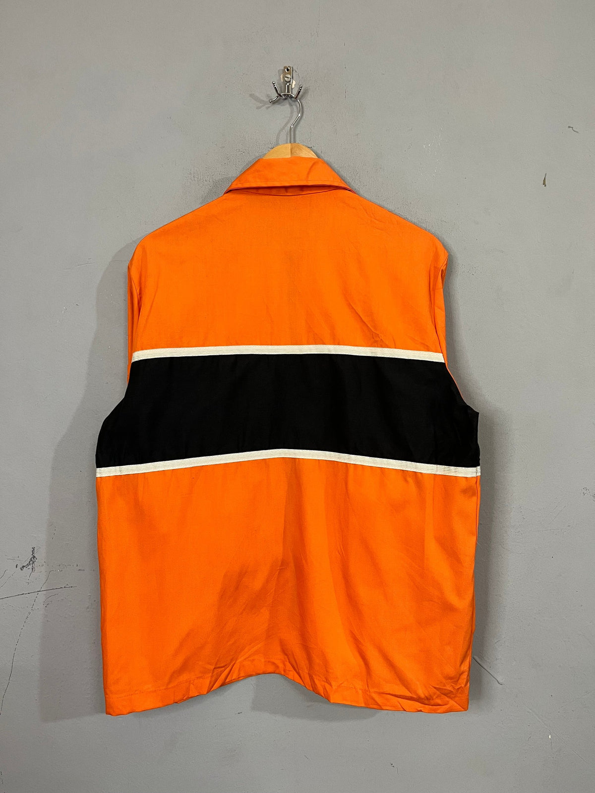 Jacket Vintage Streetwear Oversized Orange