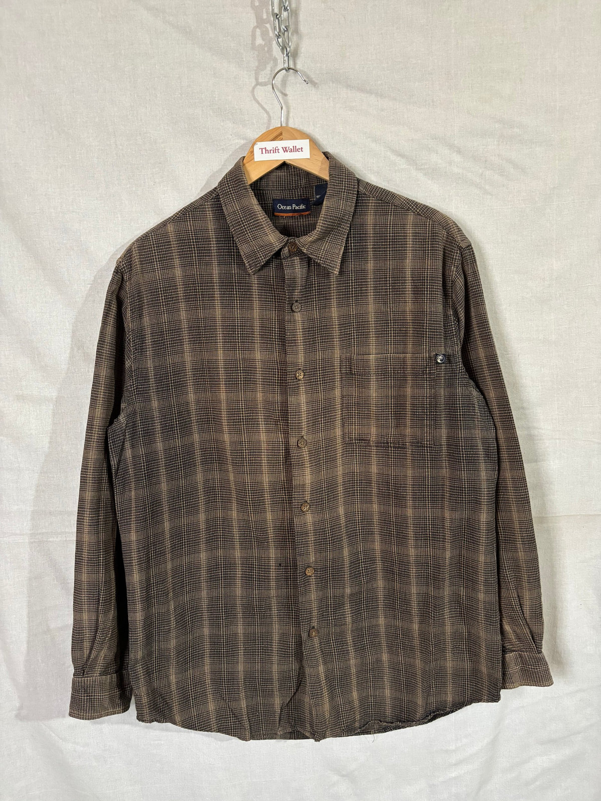 Flannel Shirt Vintage Streetwear Ocean Pacific