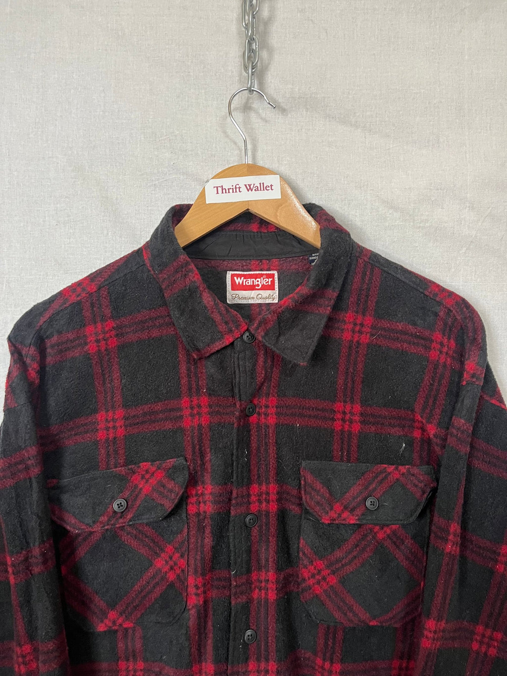 Flannel Shirt Vintage Streetwear Wrangler