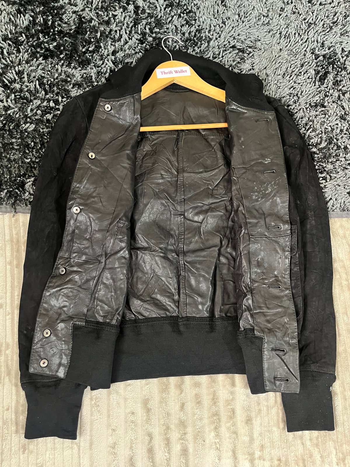 Leather Jackets Vintage Y2K Streetwear - Black