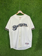 Baseball Jerseys Vintage Streetwear Oversized - Brewers