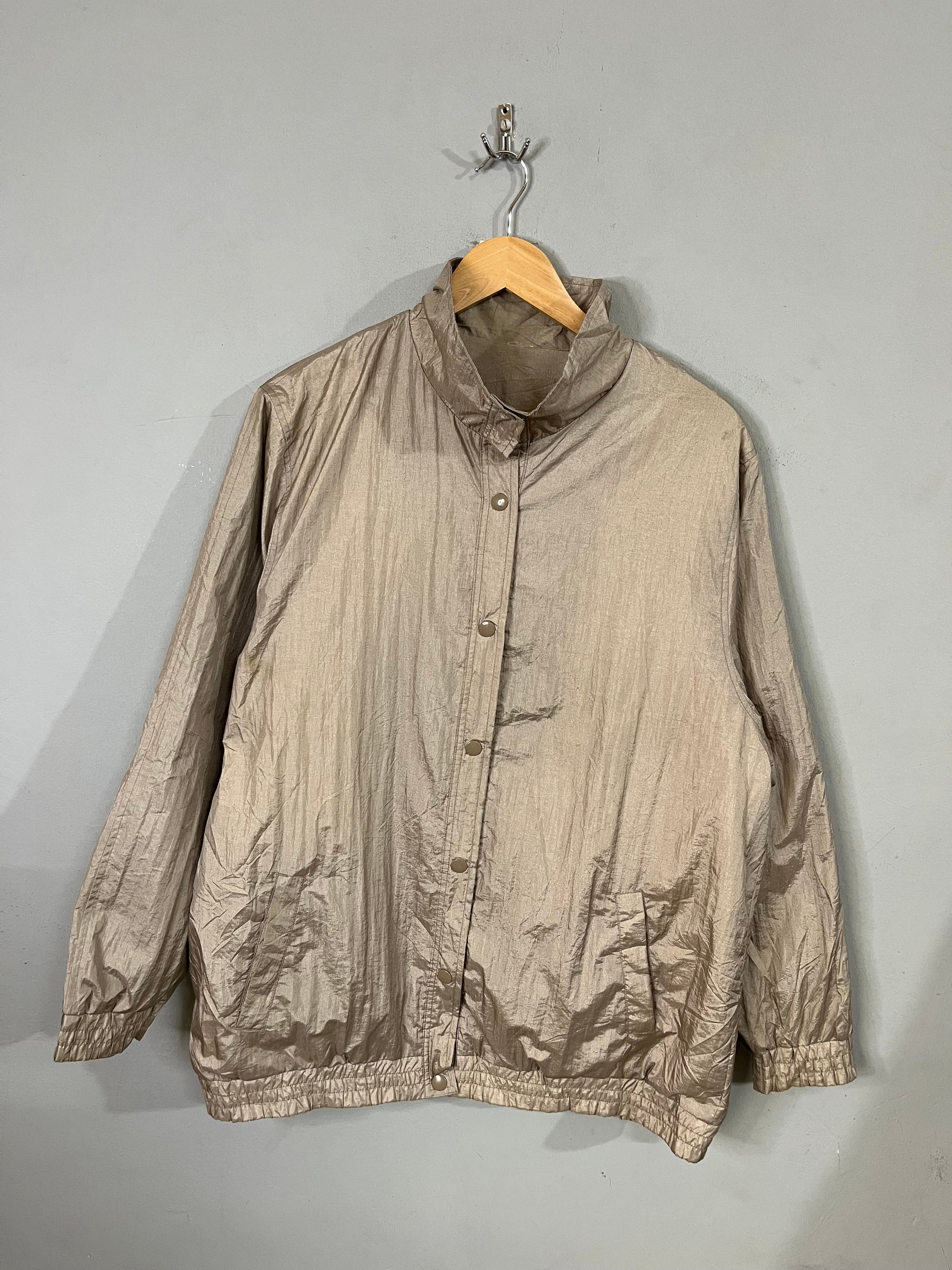 Retro Streetwear Windbreaker Light Kahki