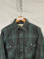 Flannel Shirt Vintage Streetwear Great Land