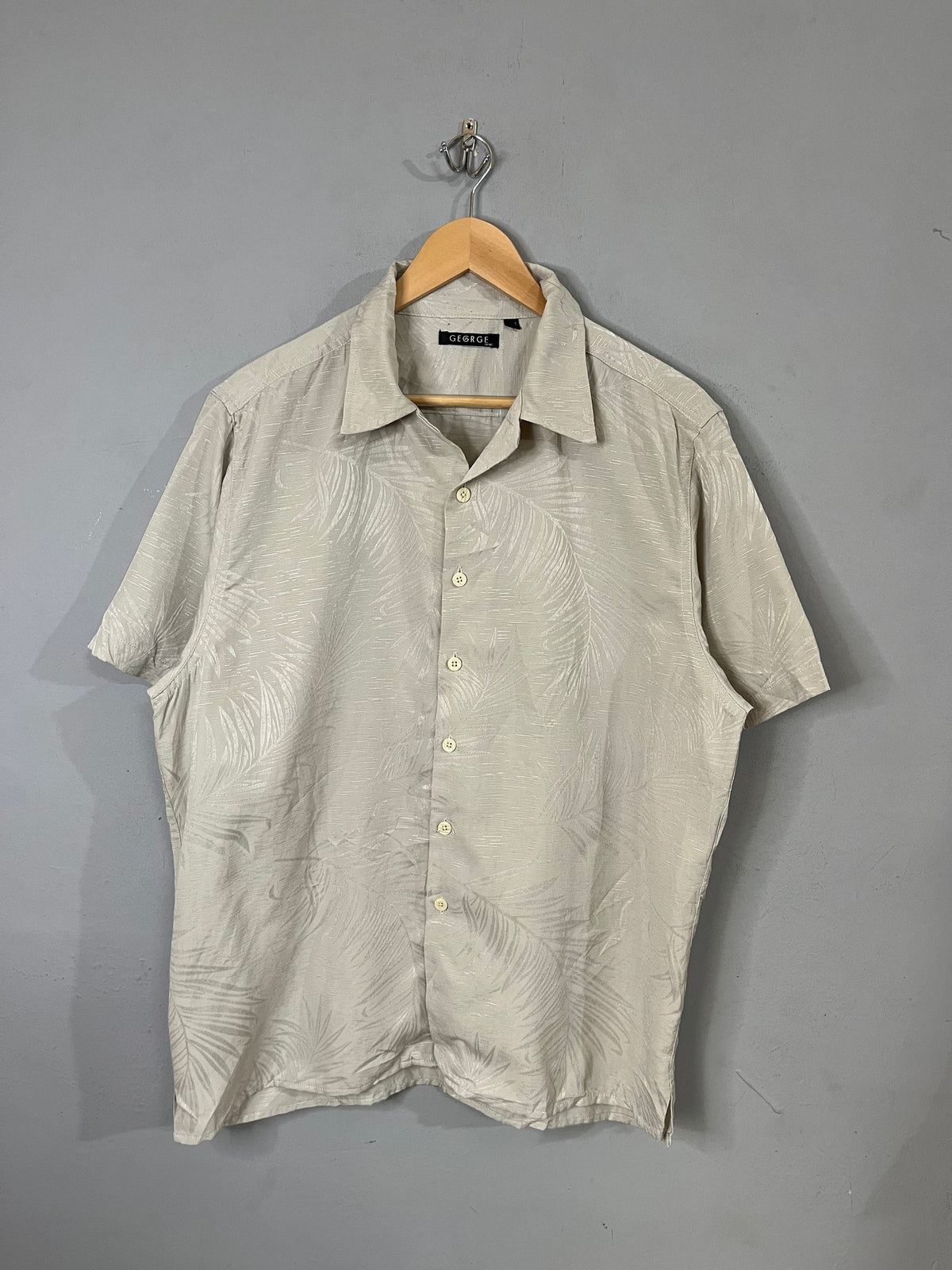 Half Sleeve Shirts Oversized Streetwear GEGRGE