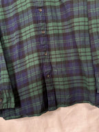 Flannel Shirt Vintage Streetwear Lands End