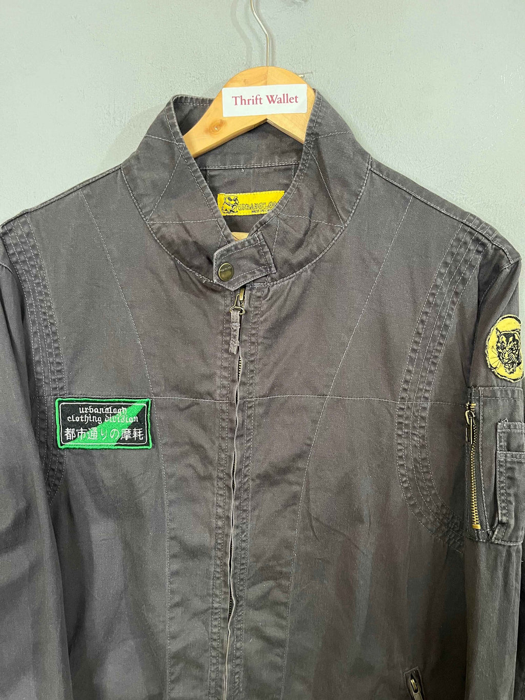 Jacket Vintage Streetwear Oversized Urbano logy