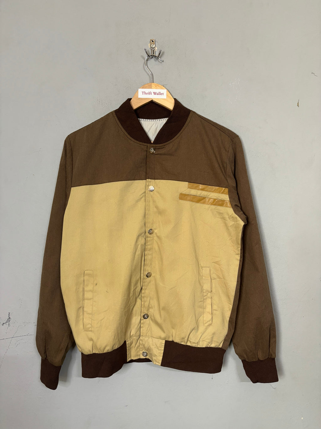 Windbreakers Vintage Streetwear Cream & Brown