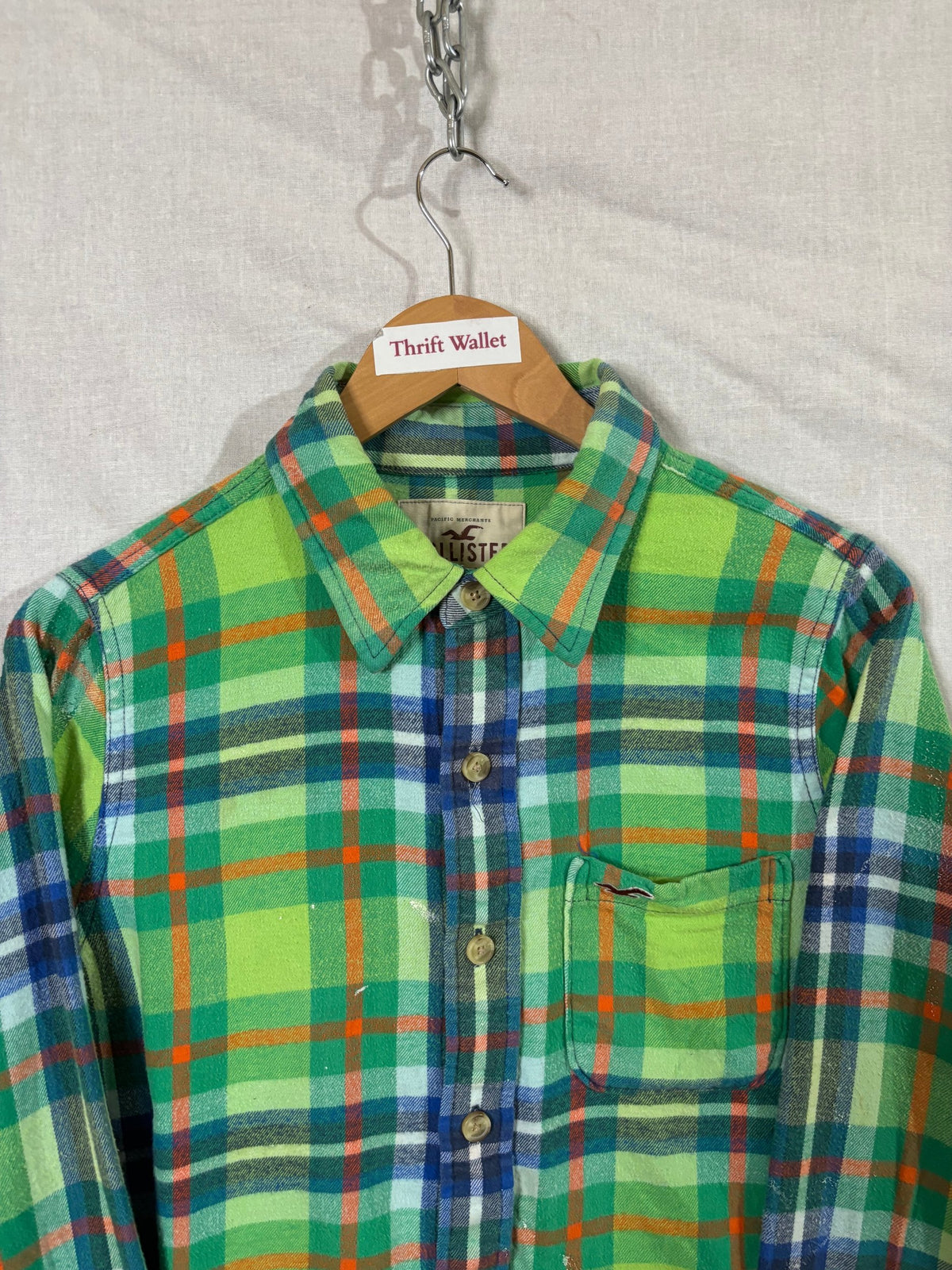 Flannel Shirt Vintage Streetwear Hollister