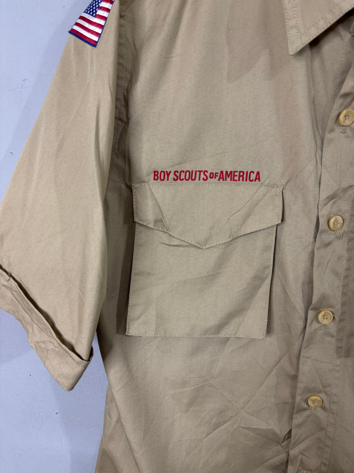 Half Sleeve Shirts Vintage Streetwear Boy Scouts of America