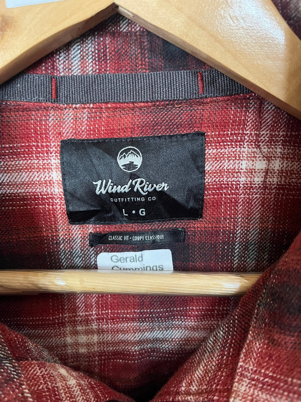 Flannel Shirt Vintage Streetwear Wind River